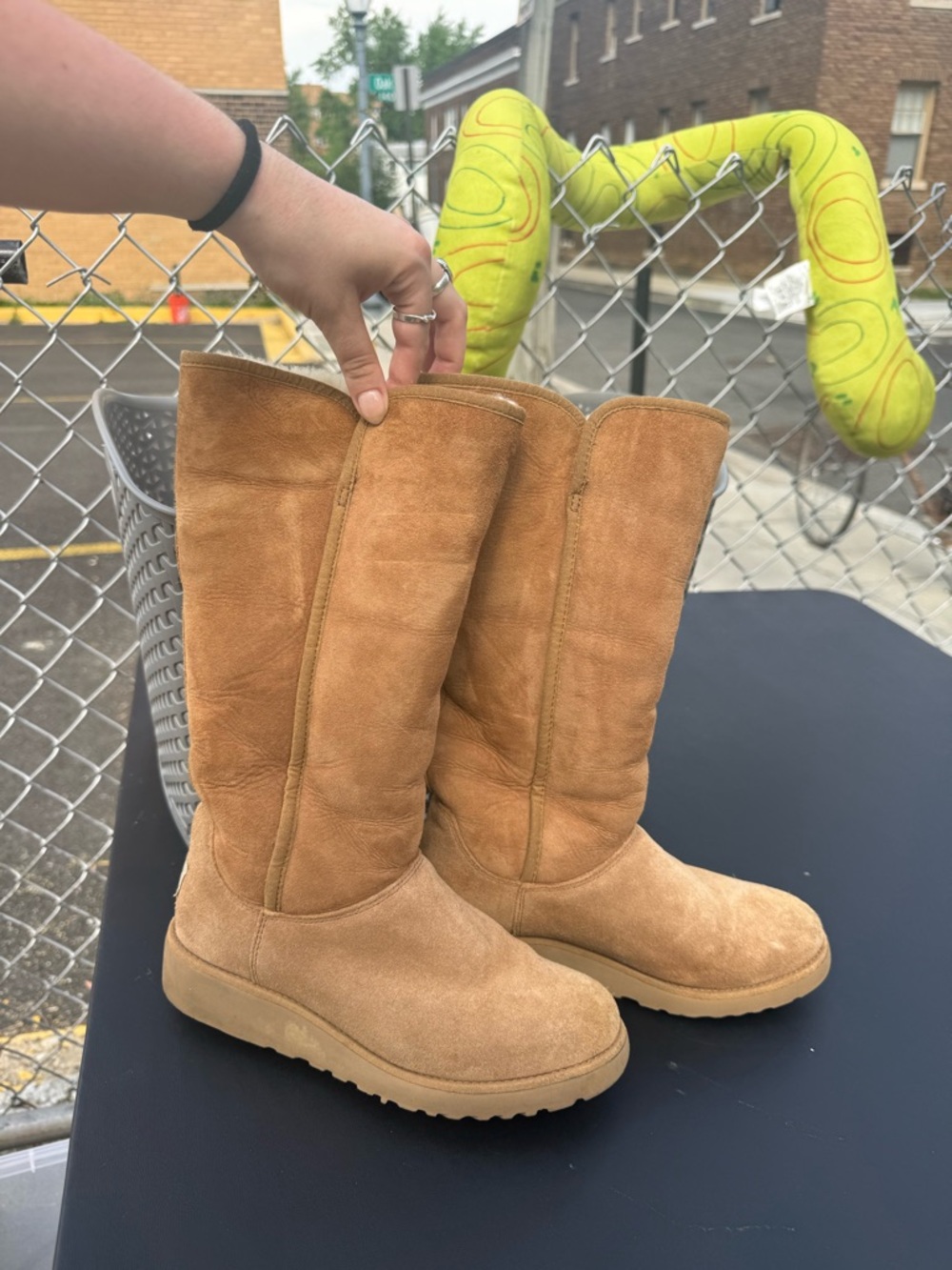 UGG Classic Tall Suede Boots in Chestnut